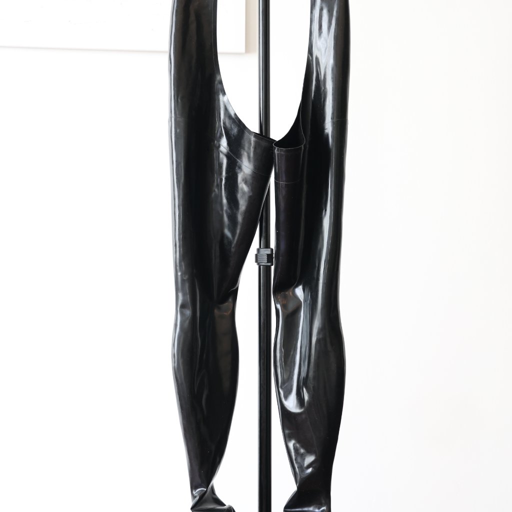 Anoeses Latex Stockings "Stella005" Chaps - Small - Black - Discontinued — image 4 of 5